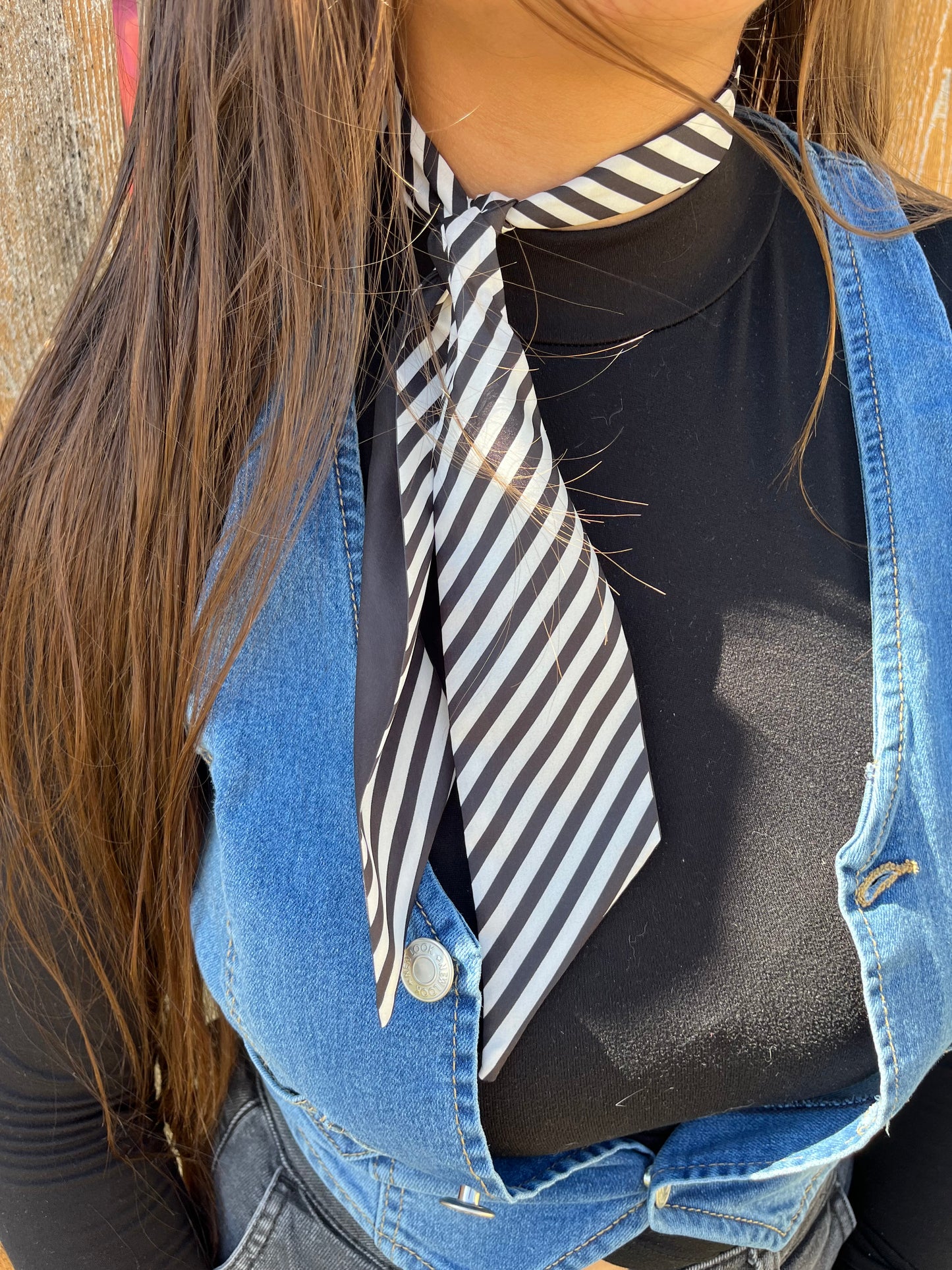 Silk Scarves (Black & White)