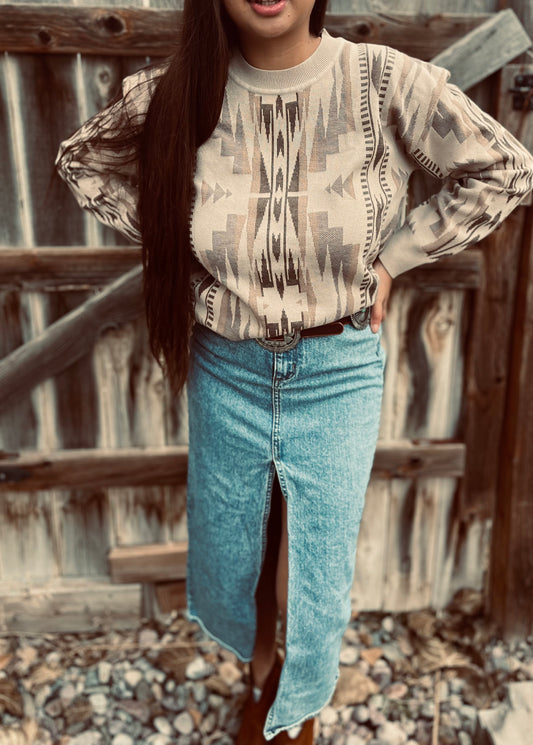 Wyoming Aztec Sweater
