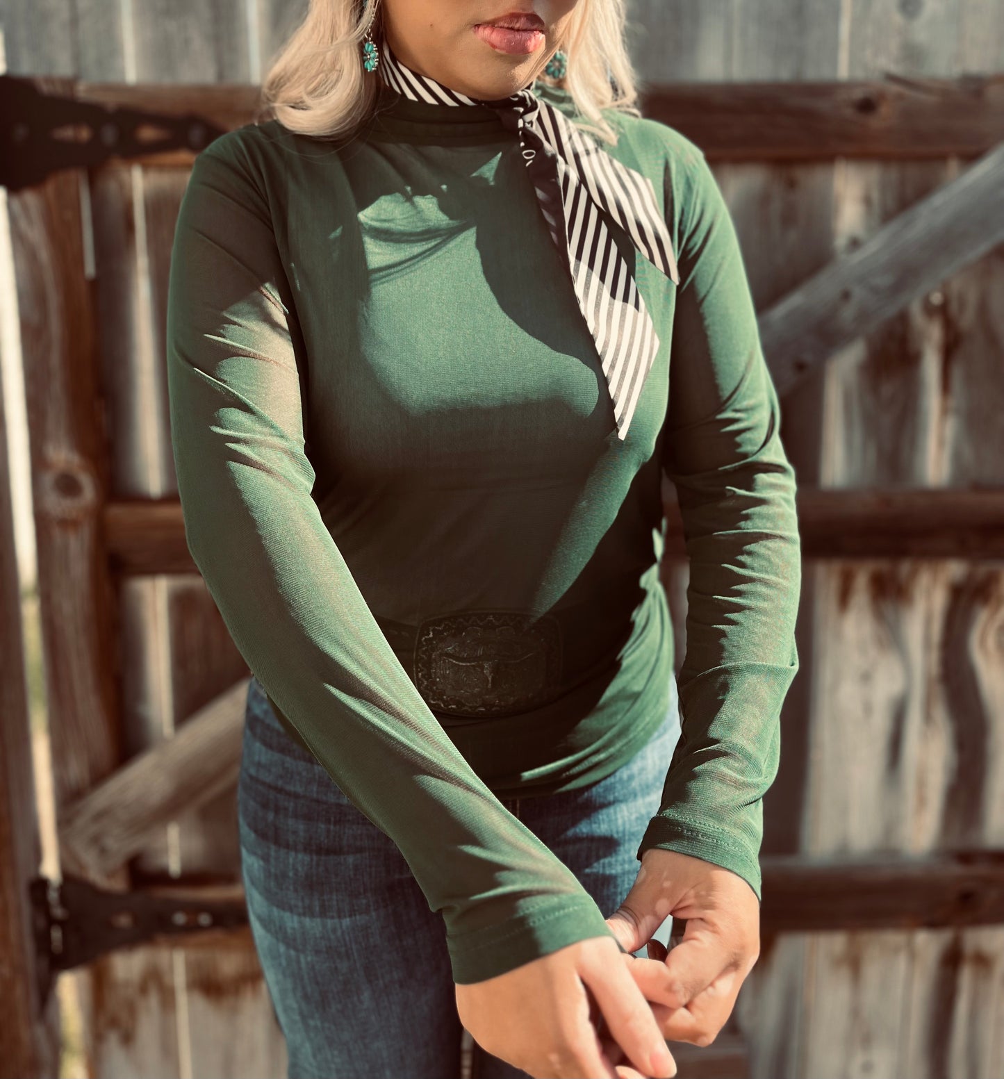 Meshed Out Green