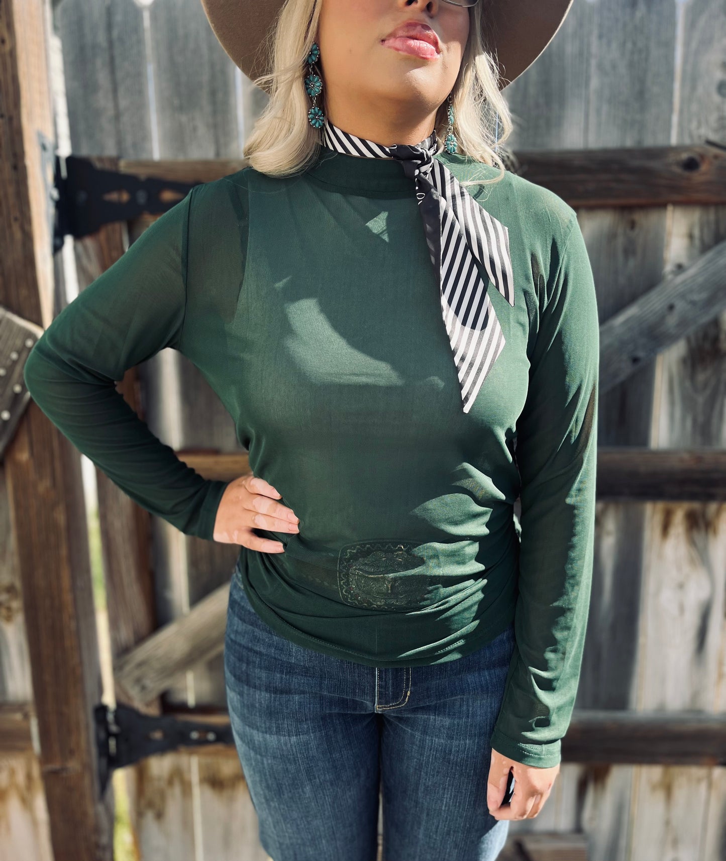 Meshed Out Green