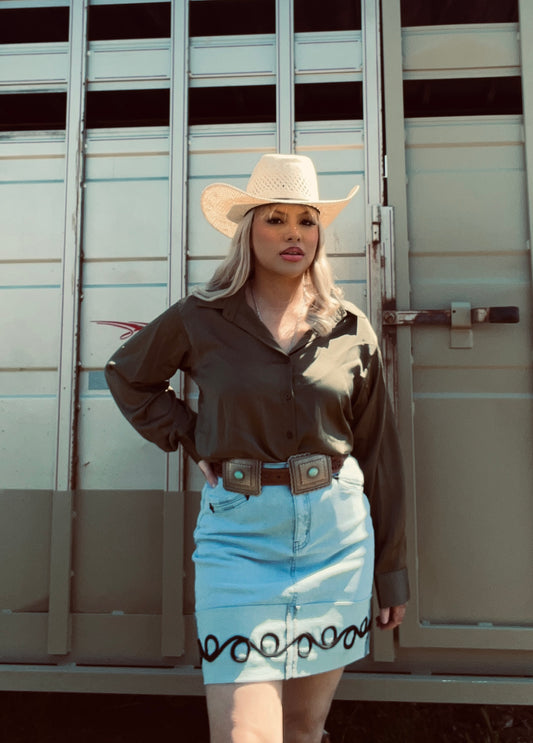 Howdy Hemline Skirt