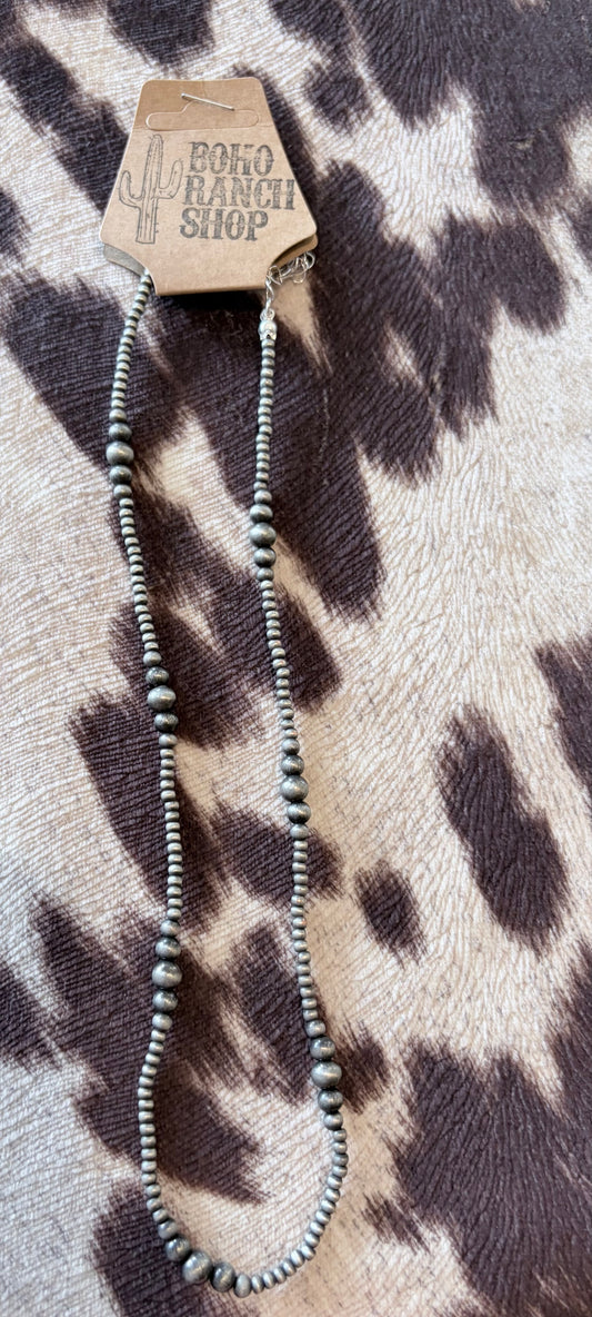 Western Style Navajo Pearl Necklace